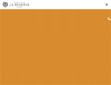 Tablet Screenshot of giverny-lareserve.com